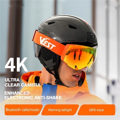 4K High Definition Anti Shake High Definition Bluetooth Noise Reduction Call Ski Helmet Camera