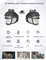 IP67 Waterproof Hard Hat Camera Provide Multi Angle Real Time Dynamic Videos