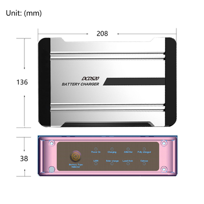 酸AGMのゲルのスマートな充電器のDC入力太陽入れられたRVの充電器を導きなさい