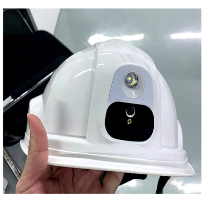4Gスマートな安全ヘルメットのカメラのABSは住んでいて採鉱のヘルメットのための生きている音声を流す