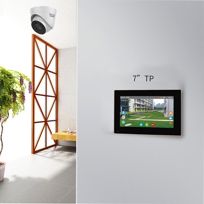 無線1080p Wifiのビデオ ドアベルは7インチの記入項目カメラの夜間視界をワイヤーで縛った