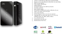 ホームシアターや屋外映画用の30-120インチのミニポータブルプロジェクター