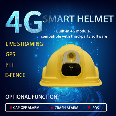 1080P Prosonalの安全ヘルメットのカメラ サポート4G 3G WIFI GPSおよびBluetoothのアンドロイド