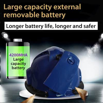 電池7時間ののサポート4G 3G安全ヘルメットのカメラ記録タイム4200mAh