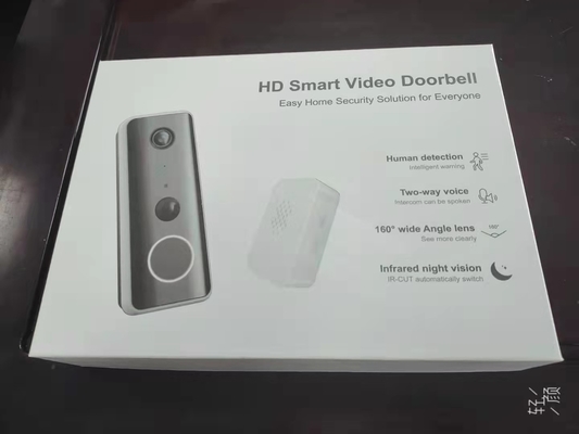 夜間視界WIFIのビデオ ドアベル4 - 6months電池の持続期間の雲/マイクロSDカード貯蔵