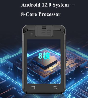 2Kボディカメラ監視 警備員 GPS ライブビデオ 収録 32GB 128GB 256GB H.264/H265