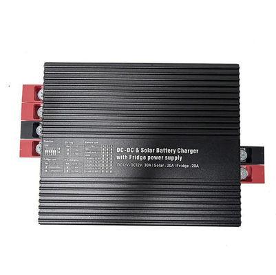DC-DCブースター充電器 12V 30A 太陽光 MPPT 20A 冷蔵庫充電器 20A 制御器 RV 車両 車ヨット