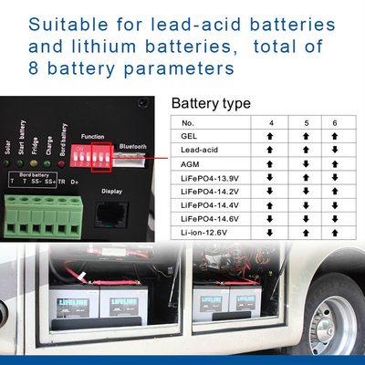 DC12V 30A ブースター充電器 ソーラー充電器 コントローラー 冷蔵庫電源