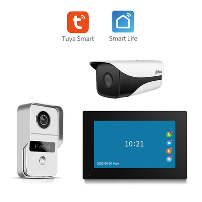 166° 視角 全黒/銀色 WIFI ビデオ ドアベル 8ヶ月 H.264 コーデッド形式でスタンド