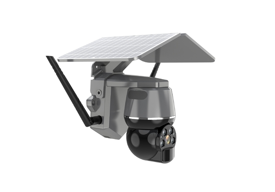 4G ソーラー CCTV カメラ Hi3518E SoC スピーカー 広い視角 120度