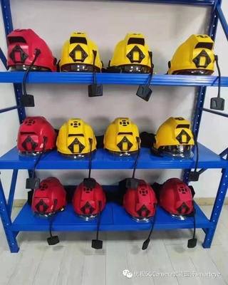 4G消防士安全ヘルメットカメラ LCD画面ビジョン 防火防水