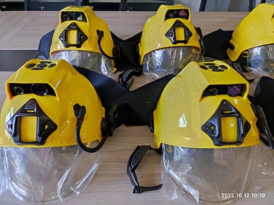4G消防士安全ヘルメットカメラ LCD画面ビジョン 防火防水