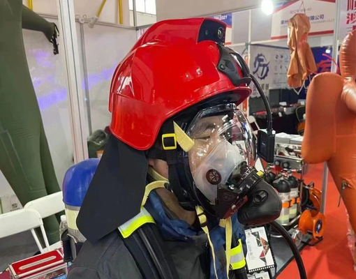 4G消防士安全ヘルメットカメラ LCD画面ビジョン 防火防水