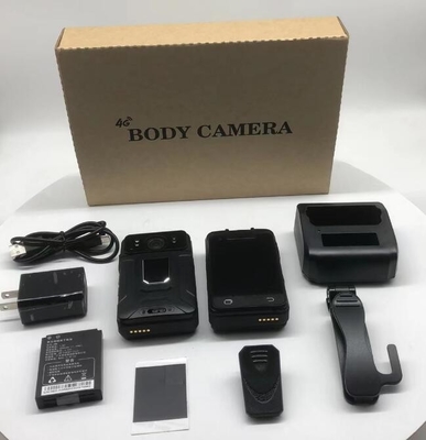 4G LTE WiFi GPS 64 ビット クアッドコア バックライトアラームライトと64Gメモリーカード付きのボディウェアネッドカメラ