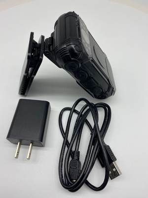 64G IP66 警察用ボディカメラ 1.5W LED 120度角度