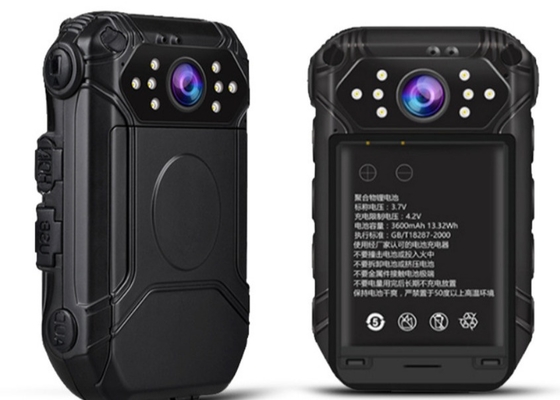 13MP ナイトビジョン 警察用カメラ 120° ワイドアングル IP66防水
