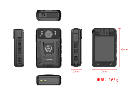 32GBの警察ボディカメラ GPS追跡 Wi-Fi Bluetooth と CMSV6 プラットフォーム