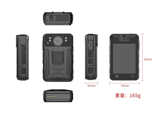 1080P 4Gボディカメラ GPSとIP66の120度の広角レンズ