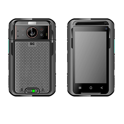 交換可能な3800mAh バッテリー 5Gボディカメラ 13MP 後部カメラとLED投光灯