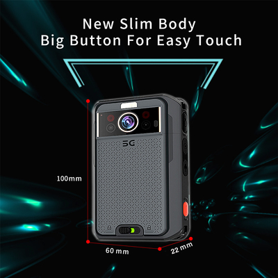 5G 13MP Android 10 警察ボディカメラ 2G+16GメモリとオプションNFC