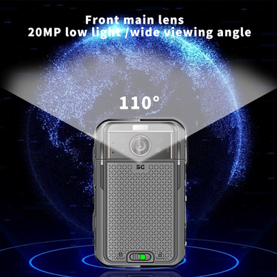 5G 13MP Android 10 警察ボディカメラ 2G+16GメモリとオプションNFC