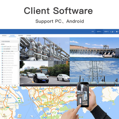 1080P Wifi 4G 車両セキュリティカメラ パン傾斜ズームとバッテリー内蔵