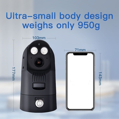 1080P Wifi 4G 車両セキュリティカメラ パン傾斜ズームとバッテリー内蔵