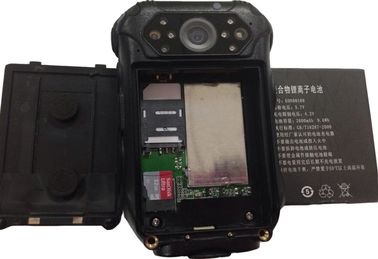 高リゾリューションの警察のすり切れたカメラSDカード128GBが付いている3600のMAh電池