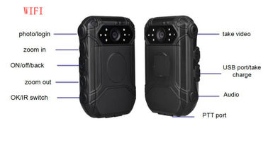 単一/二重記録の警察のすり切れたカメラ5.0 MP CMOSセンサー1080のP
