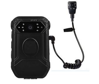 耐久の黒い警察のカメラのレコーダーは3600のMAhのリチウム電池サポートGPSを取り替える