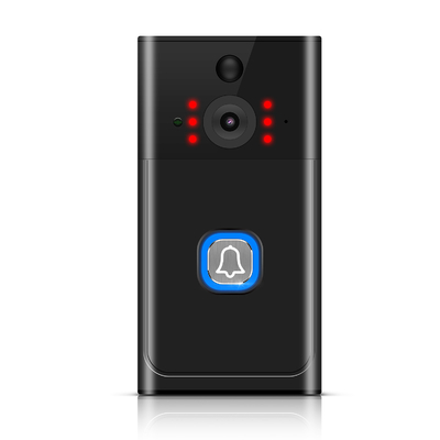 光敏感なWIFIビデオエントランスベル 720P画像解像度とドアベルトリガー記録方法