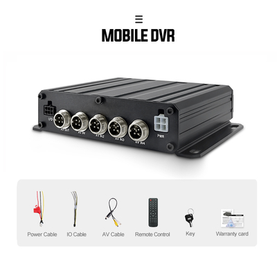 4G WiFi GPS ダッシュカム 4CH 1080P、ADAS および顔認識付き