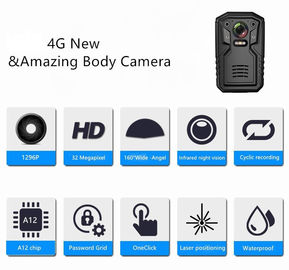ポケット警備員ボディ カメラ32GB/64GB/128GとのRTOS + Linuxのデュアル システム