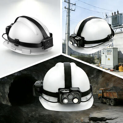 4G WiFi Onvif Rtsp ライブビデオ ヘルメットカメラ LEDランプ (VMS付き)