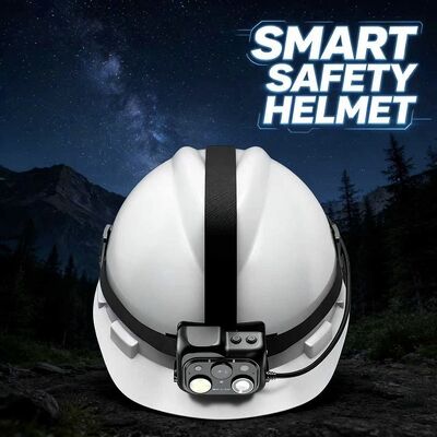 ナノSIMカード、TFカードストレージオプション、LEDライト、クラスターPTTインターコムおよびAIアルゴリズムをサポートする安全ヘルメットカメラ