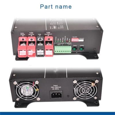 DC 12V 60A 930W AC110-240V/45Hz-65Hz MPPT 12V/30A バッテリー充電器