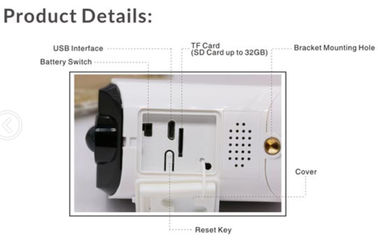 無線Wifiの保安用カメラ電池式HD 960Pの決断サポート夜間視界