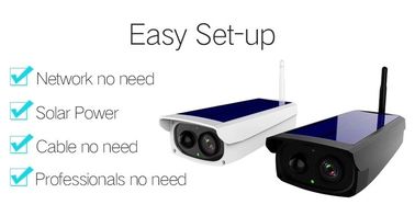 1080P Wifiの保安用カメラの太陽エネルギー電池の実時間遠隔ビデオ声の通話装置CCTV