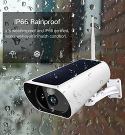 夜間隔850nm IR光線のWifiの保安用カメラの太陽電池1080P COMSセンサー
