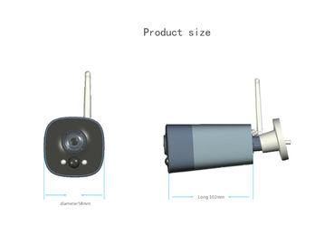 Wifiネットワーク802.11b/G/Nの夜間視界の保安用カメラPIRボディ検出は目覚める
