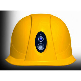 IP67 1080P実時間データ アップロードの防水身につけられる4G安全ヘルメットのカメラ