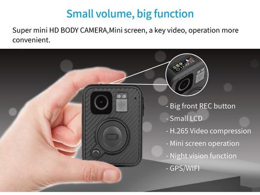 Ambarella H22防水IP67 H.265 1080P HDの警察すり切れたボディ カメラ