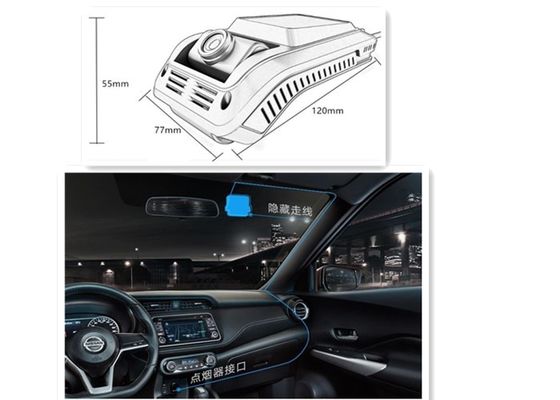 HD 1080P H.265 ADAS DSM四倍車のレコーダー