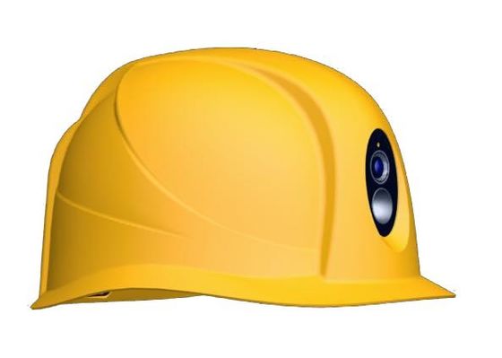 安全電気構造鉱山労働者のスマートなヘルメットのためのヘルメットのカメラ保護するため