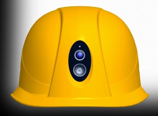 安全電気構造鉱山労働者のスマートなヘルメットのためのヘルメットのカメラ保護するため