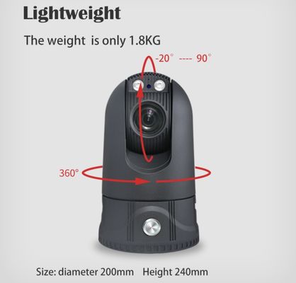 Horizonted 360の4Gドームのカメラの高速36X光学ズームレンズ2Tの大きい貯蔵