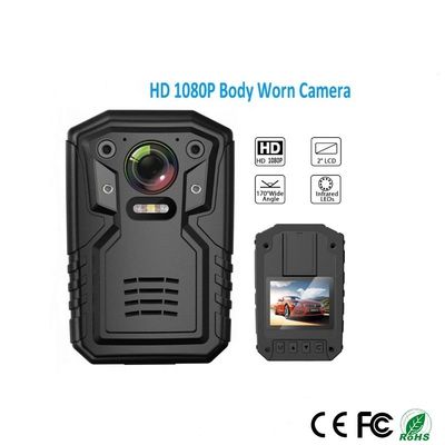 32GB記録的なビデオ可聴周波映像で造られる1080P QHDの警察ボディ カメラ