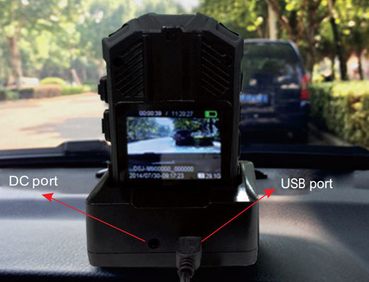 32GB記録的なビデオ可聴周波映像で造られる1080P QHDの警察ボディ カメラ