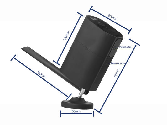 太陽電池パネルが付いている1080P 20fps PIR 4G Wifiの保安用カメラPTZ POEネットワーク カメラ4W
