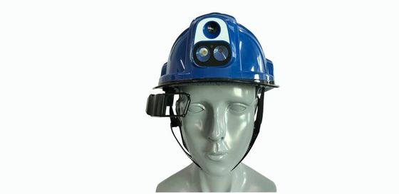 4Gスマートな温度の測定のヘルメットのカメラのアンドロイド7.1Bluetooth4.0 GPSはライトを導いた